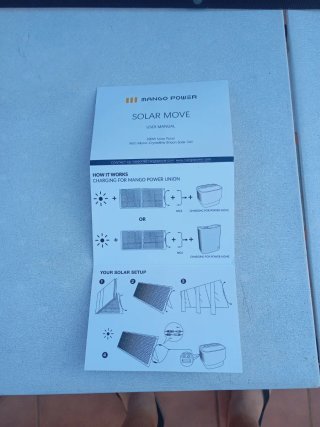 Placa Solar Plegable 200W Mango Power