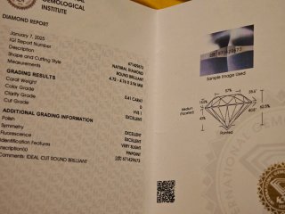 Diamante IGI 0.41ct D VVS1