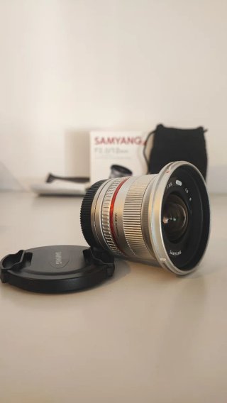 Objetivo Samyang 12mm F2.0 Sony E ¡Como nuevo!