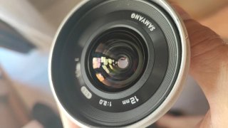 Objetivo Samyang 12mm F2.0 Sony E ¡Como nuevo!