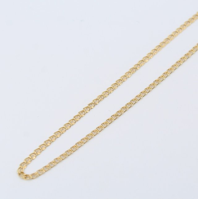 Cadena de oro de 18k. Peso: 4.37 gr.