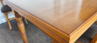 Mesa comedor extensible madera
