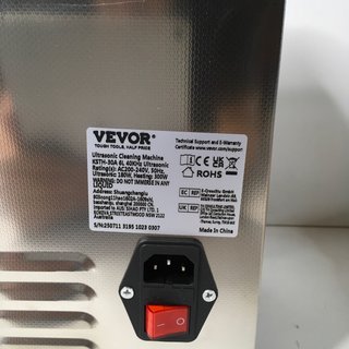 Limpiador Ultrasónico Digital VEVOR 6L