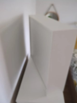 Estantería blanca de madera