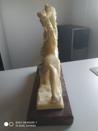 Escultura Vintage Caballos Encabritados