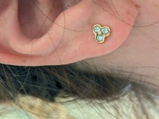 Pendientes Oro 18k Diamantes