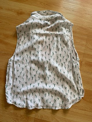 Camisa sin mangas Pull&Bear cactus