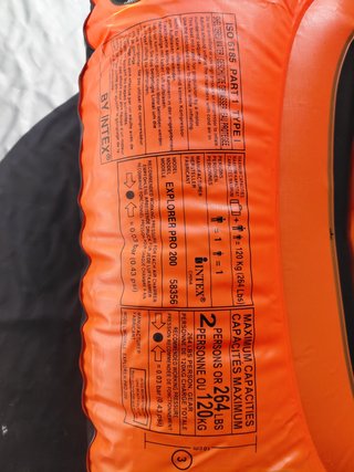 Barca hinchable Intex Explorer Pro 200 con remos