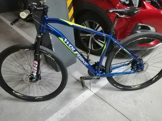 Bicicleta Montaña WOLFBIKE Azul