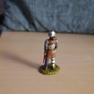 Figura plomo culebrinero S. XV