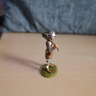 Figura plomo culebrinero S. XV