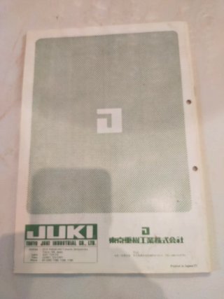 Catálogo Máquina de Coser Tokyo Juki