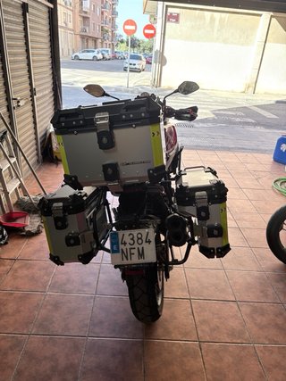 QJMOTOR SRT 600 SX Moto Aventura Gris/Roja
