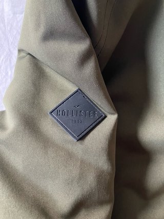 Abrigo Hollister Verde Talla S Hombre