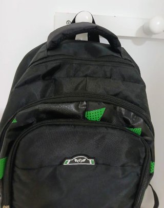 Mochila escolar negra KAFANNI