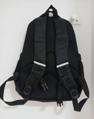 Mochila escolar negra KAFANNI