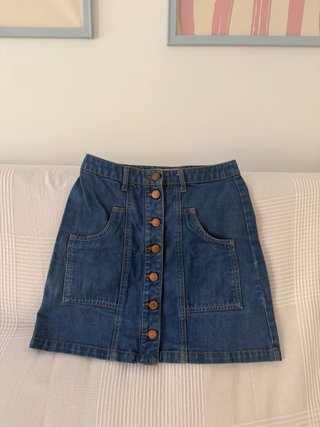 Falda vaquera Stradivarius