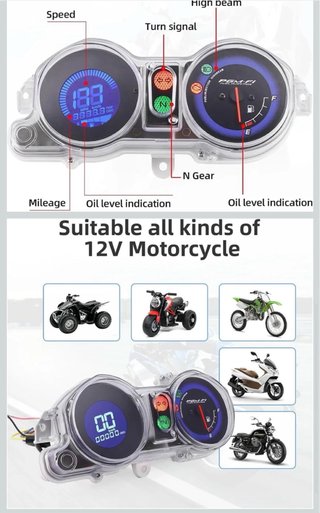 Chollo! Cuentakilómetros Digital Moto