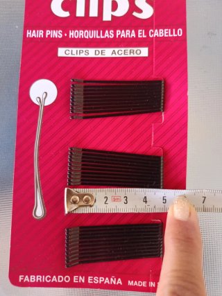 12 paquetes Horquillas Negras  8 paquetes Oro