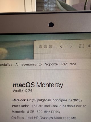 MacBook Air 13” 2015 | 256GB SSD | 8GB RAM | 98 ci