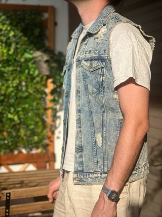 Gilet Jeans Zara Uomo