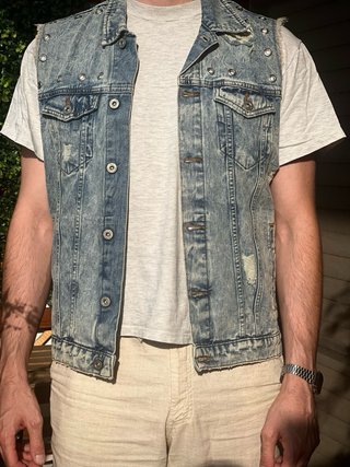 Gilet Jeans Zara Uomo