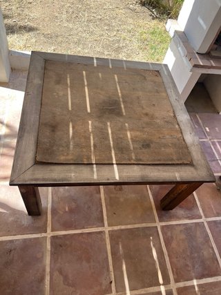 Mesa Comedor Madera Cuadrada 8 Personas