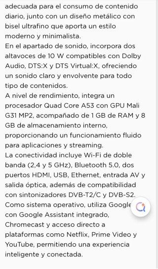 TV Xiaomi 32 Google TV
