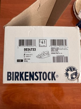 Sandalias Birkenstock Blancas Talla 41