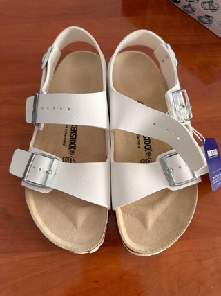 Sandalias Birkenstock Blancas Talla 41