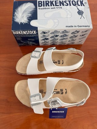Sandalias Birkenstock Blancas Talla 41