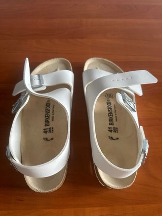 Sandalias Birkenstock Blancas Talla 41