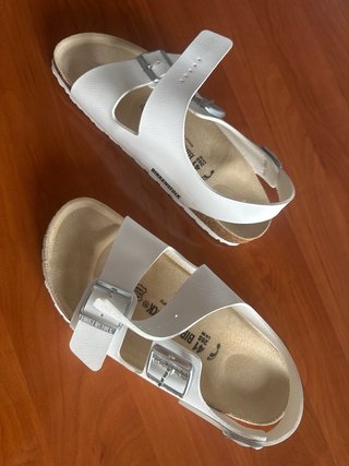 Sandalias Birkenstock Blancas Talla 41