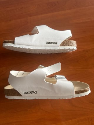 Sandalias Birkenstock Blancas Talla 41