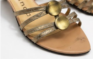 Sandalias Doralatina Talla 39 Doradas