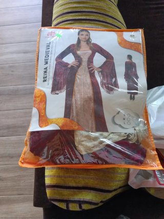 Disfraz Reina Medieval Talla S