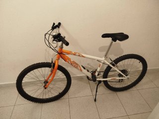 Bicicleta Quer Q24 Naranja/Blanca