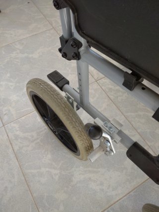 silla de ruedas de aluminio