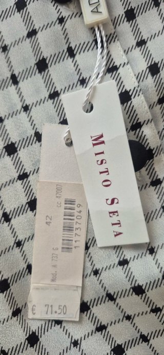 Camicia vintage misto seta tg. 42I