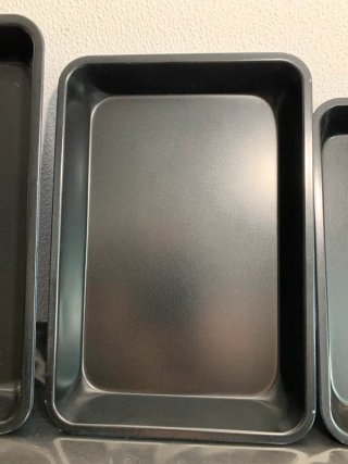 Set 3 Teglie Forno Antiaderenti Nuove