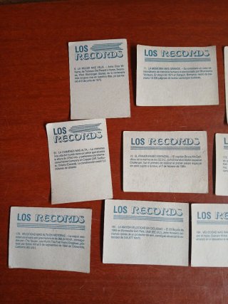 11 cromos Los Records