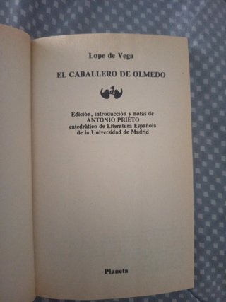 El caballero de Olmedo - Lope de Vega 1982
