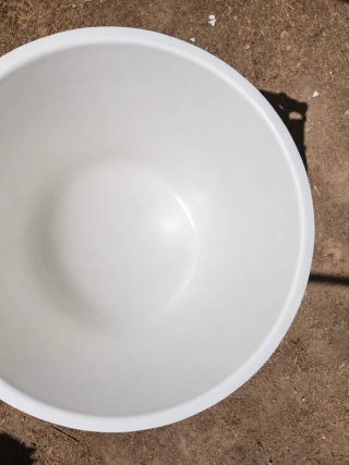 Depósito 500L blanco poliester