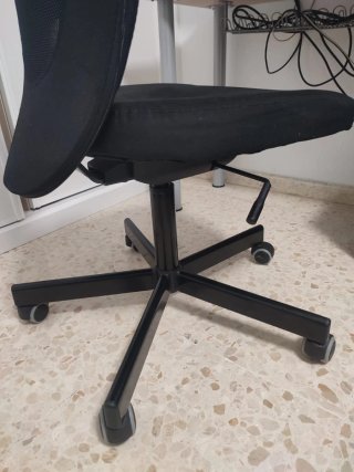 Silla de escritorio Flintan Ikea Negra