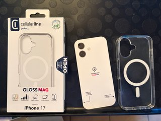 Cover Cellular Line trasparente iPhone 17