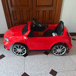 Coche Batería Infantil Mercedes Rojo