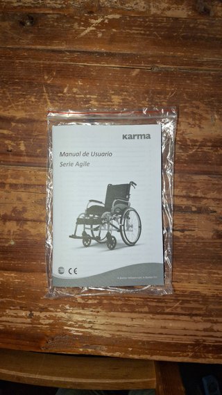 Silla de ruedas Karma Agile plegable