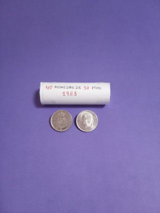 80 M. Antiguas de 50 Pesetas 1983 REY-ESCUDO.