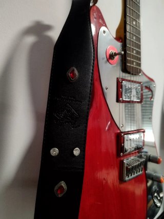 Guitarra Eléctrica tipo Fender Meteora Roja