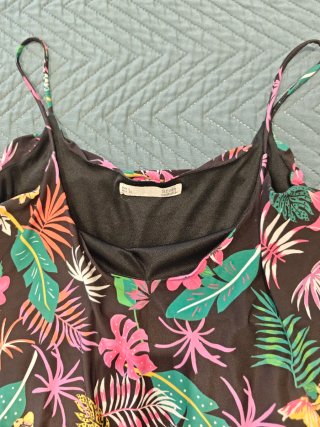 Vestido Verano Estampado Tropical